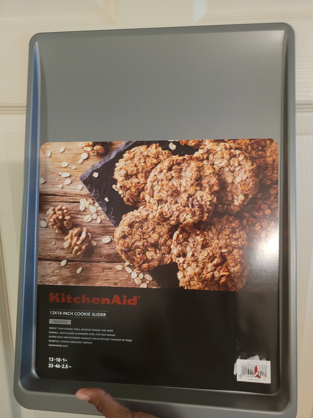 KitchenAid Gray Nonstick Cookie Slider Baking Sheet